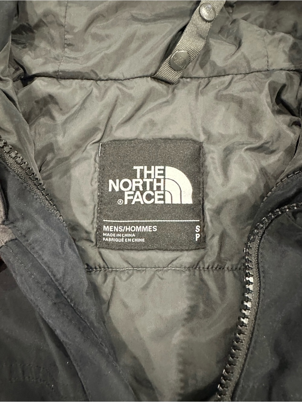 The North Face Black Hooded Rain Jacket - Picture 3 of 3